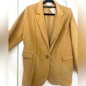 Cord wire Blazer size medium never worn